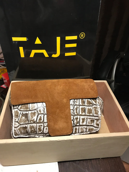 STONE CROCODILE SKIN  SUEDE T PACK